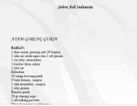 Image of selera asli indonesia